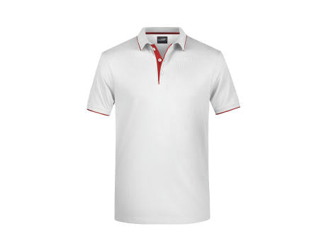 Men's Polo Stripe - Klassisches Polo mit Kontraststreifen