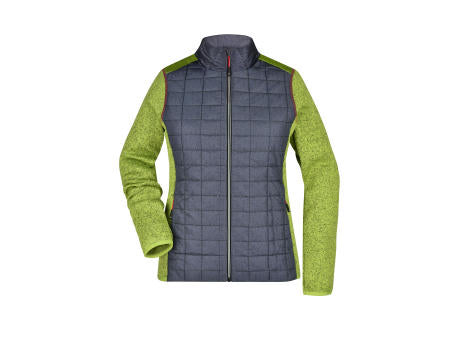 Ladies' Knitted Hybrid Jacket - Strickfleecejacke im stylischen Materialmix