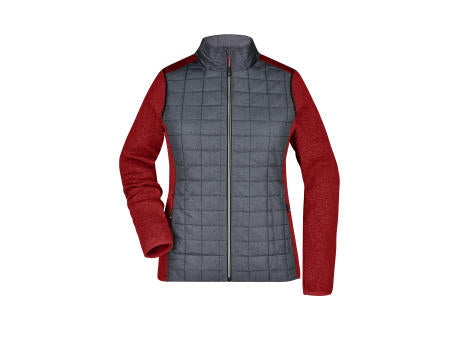 Ladies' Knitted Hybrid Jacket - Strickfleecejacke im stylischen Materialmix