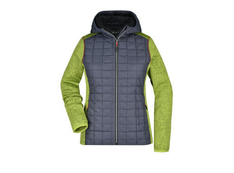 Ladies' Knitted Hybrid Jacket - Strickfleecejacke im stylischen Materialmix