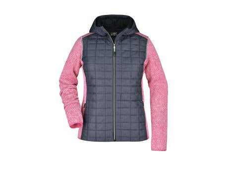 Ladies' Knitted Hybrid Jacket - Strickfleecejacke im stylischen Materialmix