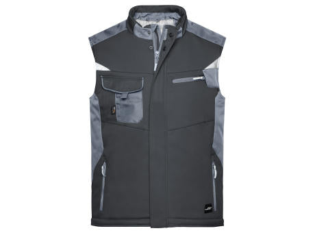 Craftsmen Softshell Vest - STRONG - - Professionelle Softshellweste mit warmem Innenfutter