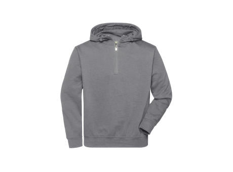 ORGANIC Workwear Half-Zip Hoody   OCS Blended - Sweatshirt mit Kapuze und Reißverschluss