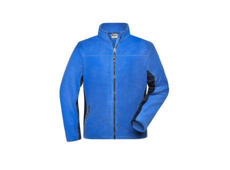 Men's Workwear Fleece Jacket - STRONG - - Strapazierfähige Fleecejacke im Materialmix