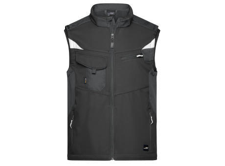 Workwear Softshell Vest - STRONG - - Professionelle Softshellweste mit hochwertiger Ausstattung