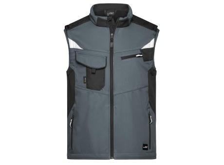 Workwear Softshell Vest - STRONG - - Professionelle Softshellweste mit hochwertiger Ausstattung
