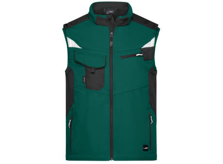 Workwear Softshell Vest - STRONG - - Professionelle Softshellweste mit hochwertiger Ausstattung