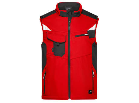 Workwear Softshell Vest - STRONG - - Professionelle Softshellweste mit hochwertiger Ausstattung