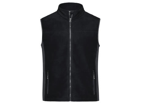 Workwear Fleece Vest - STRONG - - Strapazierfähige Fleeceweste im Materialmix