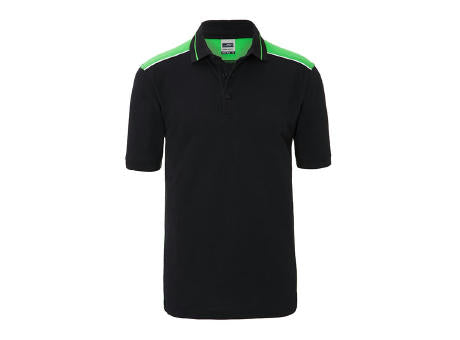 Men's Workwear Polo - COLOR - - Pflegeleichtes und strapazierfähiges Polo mit Kontrasteinsätzen