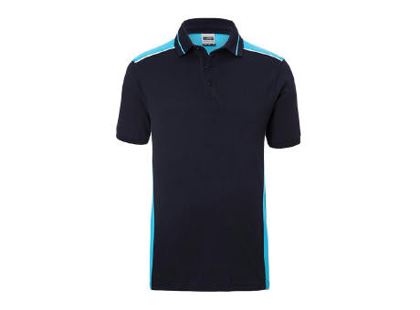 Men's Workwear Polo - COLOR - - Pflegeleichtes und strapazierfähiges Polo mit Kontrasteinsätzen