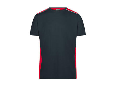 Men's Workwear T-Shirt - COLOR - - Strapazierfähiges und pflegeleichtes T-Shirt mit Kontrasteinsätzen