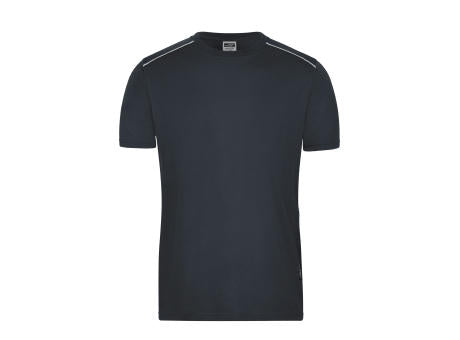 Men's Workwear T-Shirt - SOLID -   OCS Blended - Strapazierfähiges und pflegeleichtes T-shirt mit Kontrastpaspel