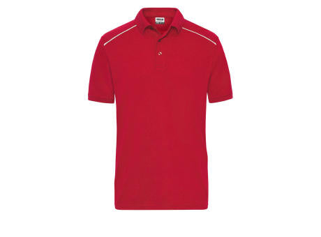 Men's  Workwear Polo - SOLID -   OCS Blended - Strapazierfähiges und pflegeleichtes Polo mit Kontrastpaspel