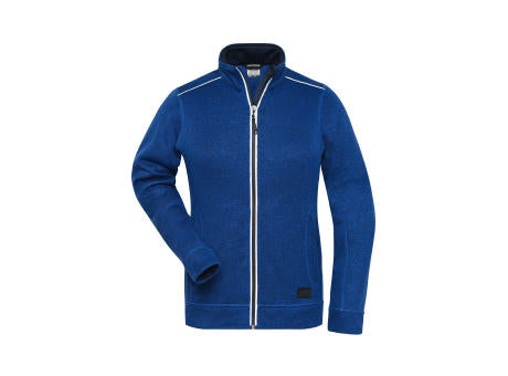 Ladies' Knitted Workwear Fleece Jacket - SOLID - - Pflegeleichte Strickfleece-Jacke