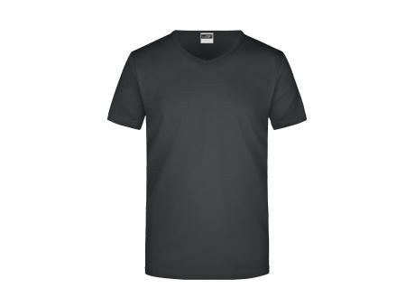 Men's Slim Fit V-T - Figurbetontes V-Neck-T-Shirt