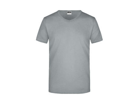 Men's Slim Fit V-T - Figurbetontes V-Neck-T-Shirt