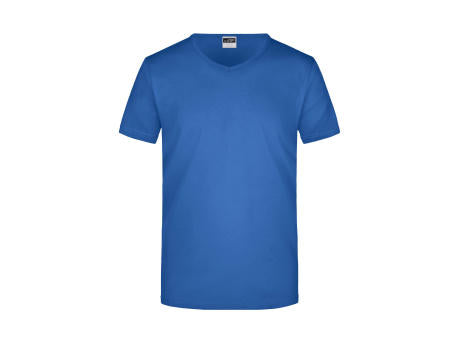 Men's Slim Fit V-T - Figurbetontes V-Neck-T-Shirt