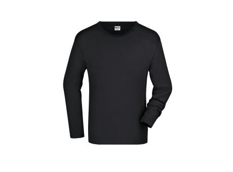 Men's Long-Sleeved Medium - Langarm T-Shirt aus Single Jersey