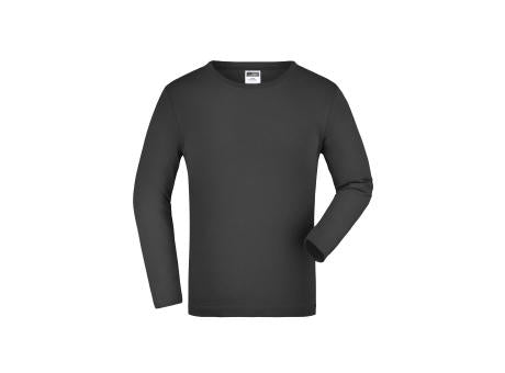 Junior Shirt Long-Sleeved Medium - Langarm T-Shirt aus Single Jersey