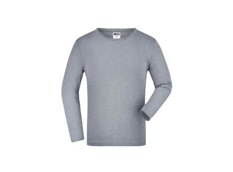 Junior Shirt Long-Sleeved Medium - Langarm T-Shirt aus Single Jersey