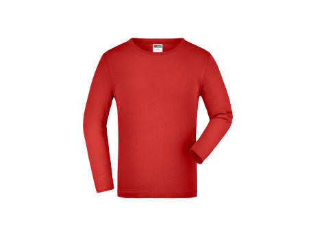 Junior Shirt Long-Sleeved Medium - Langarm T-Shirt aus Single Jersey