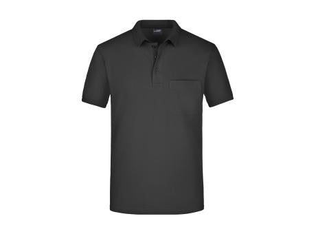 Men's Polo Pocket - Klassisches Poloshirt mit Brusttasche