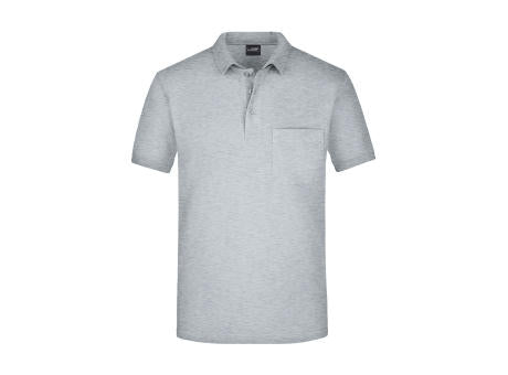 Men's Polo Pocket - Klassisches Poloshirt mit Brusttasche