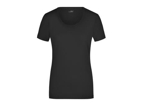 Ladies' Stretch Round-T - T-Shirt aus weichem Elastic-Single Jersey
