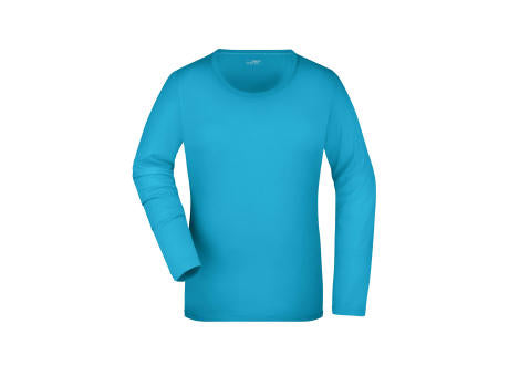 Ladies' Stretch Shirt Long-Sleeved - Langarm-Shirt aus weichem Elastic-Single Jersey