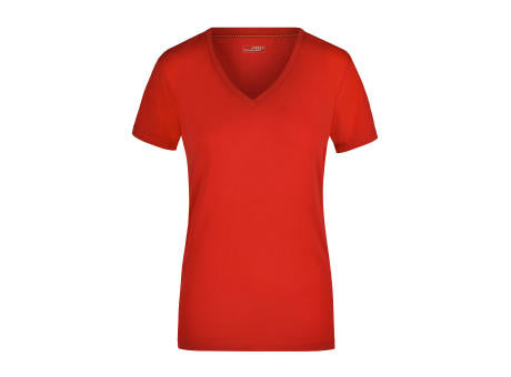 Ladies' Stretch V-T - T-Shirt aus weichem Elastic-Single Jersey