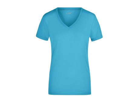 Ladies' Stretch V-T - T-Shirt aus weichem Elastic-Single Jersey