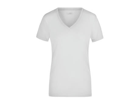 Ladies' Stretch V-T - T-Shirt aus weichem Elastic-Single Jersey