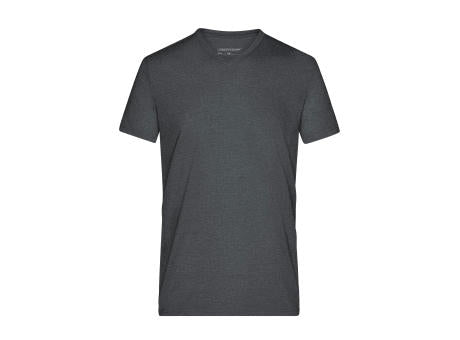 Men's Heather T-Shirt - Modisches T-Shirt mit V-Ausschnitt