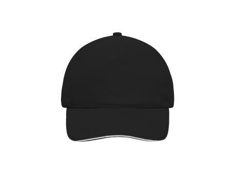 5 Panel Sandwich Cap - 5 Panel Cap mit kontrastfarbigem Sandwich