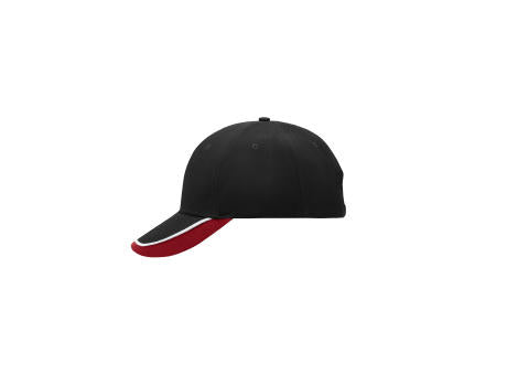 Half-Pipe Sandwich Cap - 6 Panel Cap mit extravaganter, dreifarbiger Sandwich-Lösung