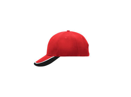Half-Pipe Sandwich Cap - 6 Panel Cap mit extravaganter, dreifarbiger Sandwich-Lösung