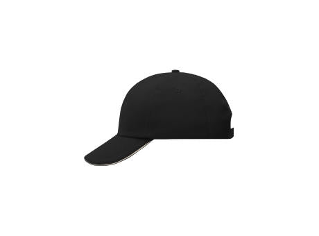 6 Panel Raver Sandwich Cap - Klassisches Allround-Cap mit kontrastfarbigem Sandwich