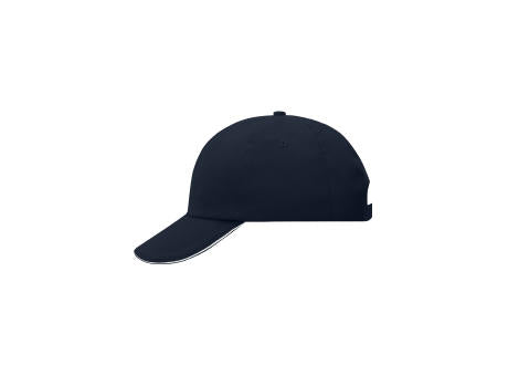6 Panel Raver Sandwich Cap - Klassisches Allround-Cap mit kontrastfarbigem Sandwich