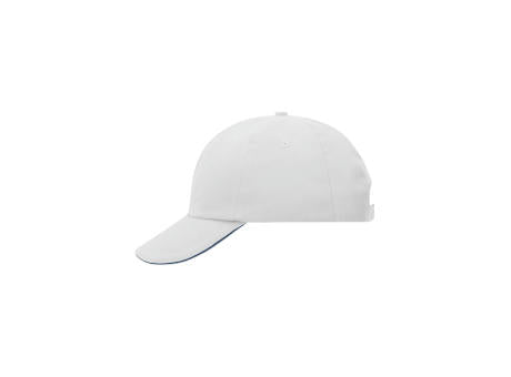 6 Panel Raver Sandwich Cap - Klassisches Allround-Cap mit kontrastfarbigem Sandwich