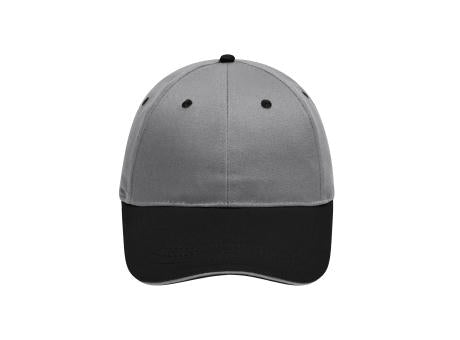 6 Panel Brushed Sandwich Cap - 6 Panel Sandwich Cap mit gebürsteter Oberfläche