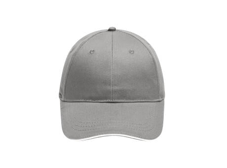6 Panel Brushed Sandwich Cap - 6 Panel Sandwich Cap mit gebürsteter Oberfläche