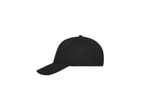 5 Panel Sandwich Cap Organic Cotton - 5 Panel Cap mit ungebürsteter Oberfläche