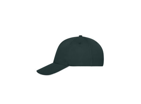 5 Panel Sandwich Cap Organic Cotton - 5 Panel Cap mit ungebürsteter Oberfläche