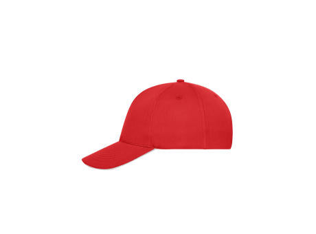 5 Panel Sandwich Cap Organic Cotton - 5 Panel Cap mit ungebürsteter Oberfläche