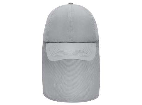 6 Panel Cap with Neck Guard - 6 Panel Cap mit extra langem Nackenschutz