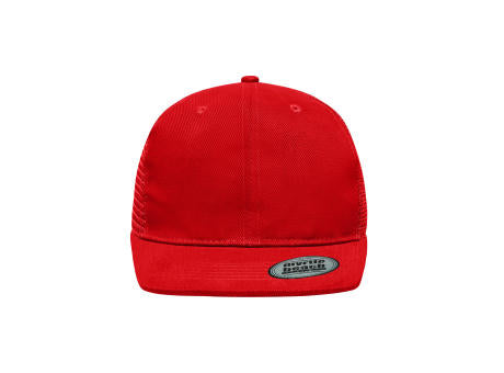 6 Panel Flat Peak Cap - 6 Panel Mesh Cap mit flachem Schild