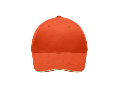 Light Brushed Sandwich Cap - Hochwertige, leichte und weiche 6 Panel Cap
