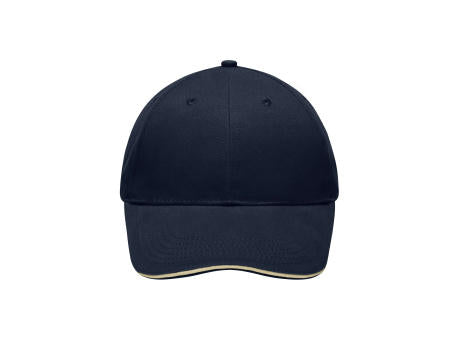 Light Brushed Sandwich Cap - Hochwertige, leichte und weiche 6 Panel Cap