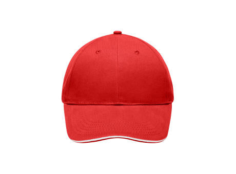 Light Brushed Sandwich Cap - Hochwertige, leichte und weiche 6 Panel Cap